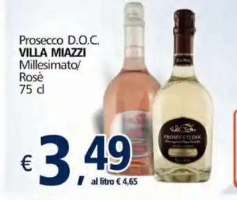 Villa Miazzi Prosecco D.O.C. Millesimato/Rosé 75cl