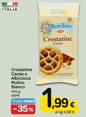 Carrefour Express Mulino bianco crostatina cacao offerta