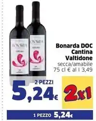 Cantina valtidone bonarda doc