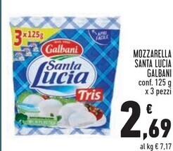 Galbani mozzarella santa lucia