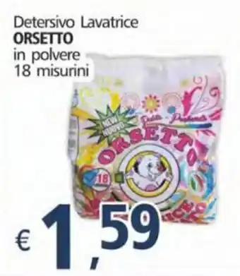 Alter Discount Orsetto Detersivo Lavatrice 18 misurini offerta