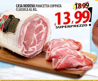 Il Genio Supermercato CASA MODENA PANCETTA COPPATA CLASSICA offerta