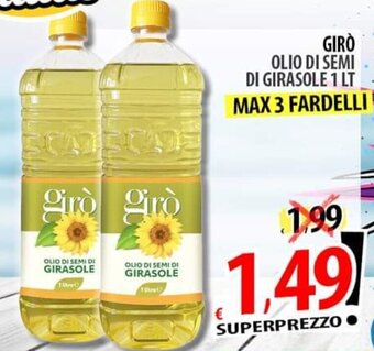 Il Genio Supermercato GIRÒ OLIO DI SEMI DI GIRASOLE 1 LT offerta