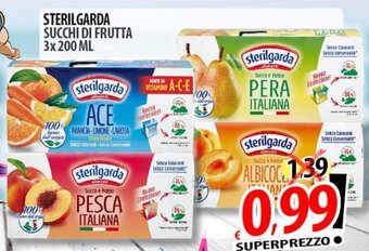 Il Genio Supermercato STERILGARDA SUCCHI DI FRUTTA 3x 200 ML offerta