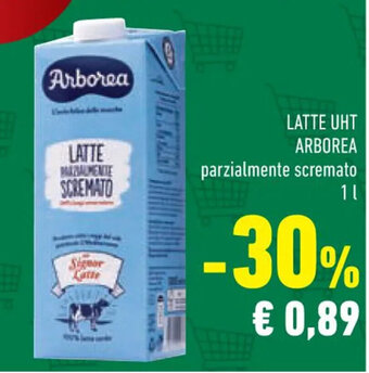 Conad LATTE UHT ARBOREA parzialmente scremato 1 l offerta