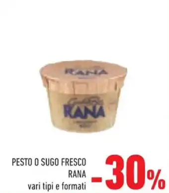 Conad PESTO O SUGO FRESCO RANA offerta