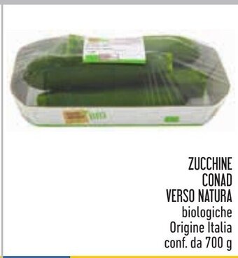 Conad ZUCCHINE CONAD VERSO NATURA biologiche Origine Italia conf. da 700 g offerta