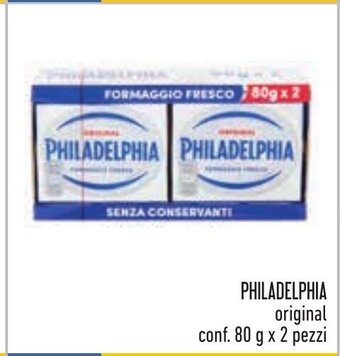 Conad PHILADELPHIA original conf. 80 g x 2 pezzi offerta