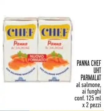 PANNA CHEF UHT PARMALAT al salmone, ai funghi conf. 125 ml x 2 pezzi