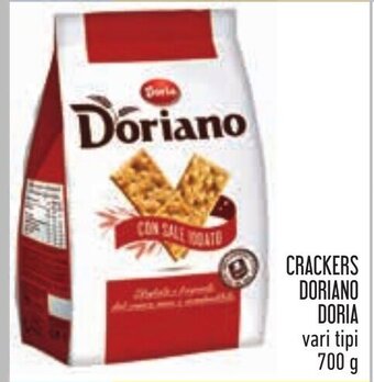 Conad CRACKERS DORIANO DORIA vari tipi 700 g offerta