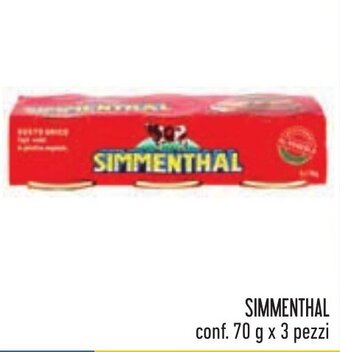 Conad SIMMENTHAL conf. 70 g x 3 pezzi offerta