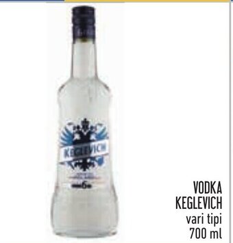 Conad VODKA KEGLEVICH vari tipi 700 ml offerta