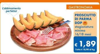 PROSCIUTTO DI PARMA DOP stagionatura minima 16/18 mesi