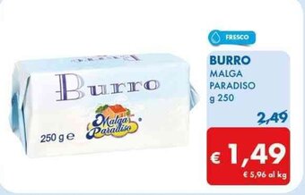 MD Discount BURRO MALGA PARADISO g 250 offerta