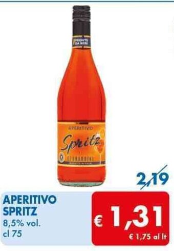 APERITIVO SPRITZ 8,5% vol. cl 75