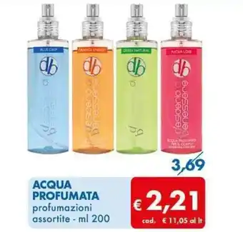 MD Discount ACQUA PROFUMATA profumazioni assortite ml 200 offerta
