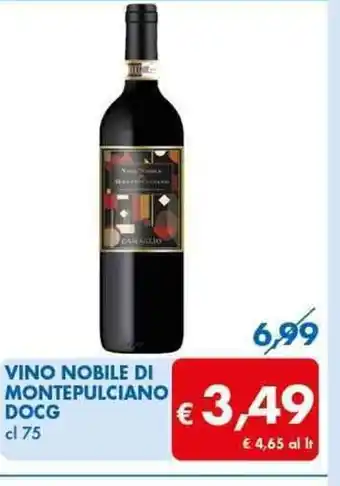 MD Discount VINO NOBILE DI MONTEPULCIANO DOCG cl 75 offerta
