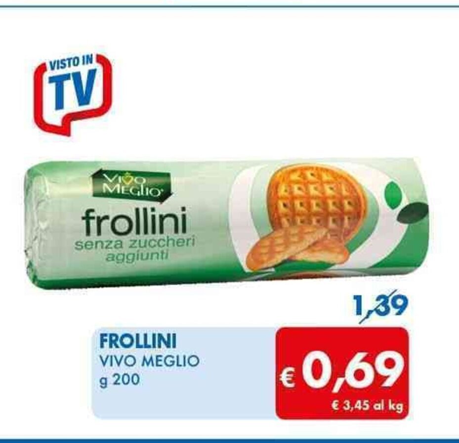 MD Discount FROLLINI VIVO MEGLIO g 200 offerta