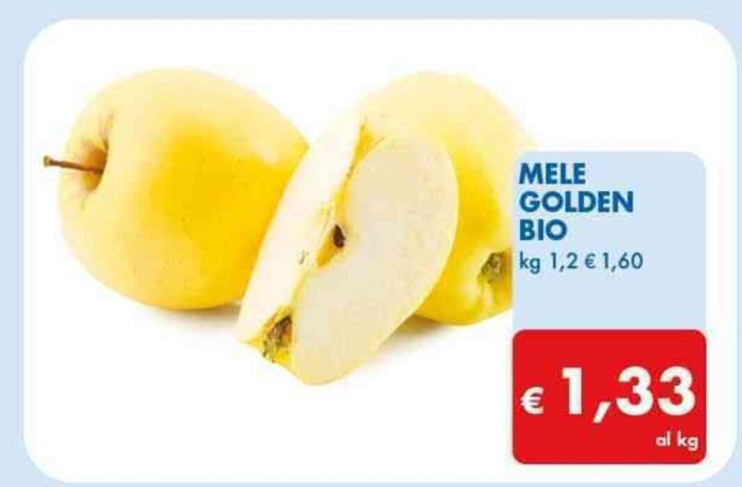 MD Discount MELE GOLDEN BIO kg 1,2 offerta