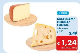 MAASDAM/ GOUDA/ FONTAL take away g 150