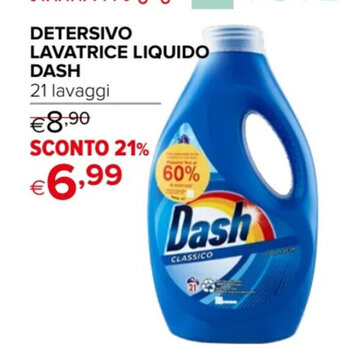 DETERSIVO LAVATRICE LIQUIDO DASH 21 lavaggi