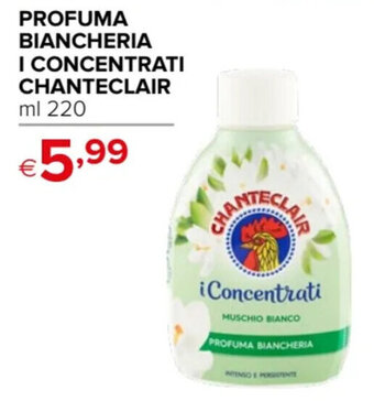 PROFUMA BIANCHERIA I CONCENTRATI CHANTECLAIR ml 220