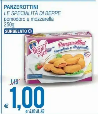 MD Discount Le Specialita Di Beppe Panzerottini Pomodoro E Mozzarella Surgelato offerta