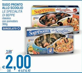 MD Discount Le Specialita Di Beppe Sugo Pronto Allo Scoglio offerta
