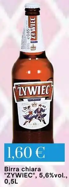 Birra chiara ZYWIEC 0,5 L