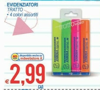 MD Discount Tratto Evidenziatori offerta