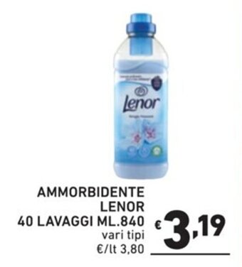 AMMORBIDENTE LENOR 40 LAVAGGI ML.840