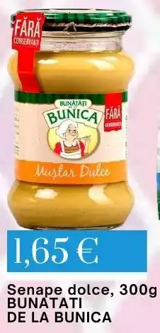 Senape dolce, 300g BUNATATI DE LA BUNICA
