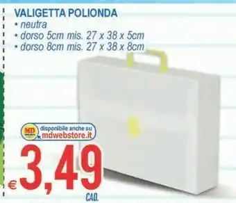 MD Discount Valigetta Polionda offerta