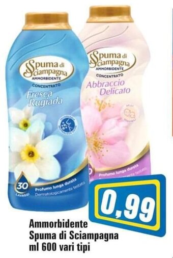 Ammorbidente Spuma di Sciampagna ml 600 vari tipi