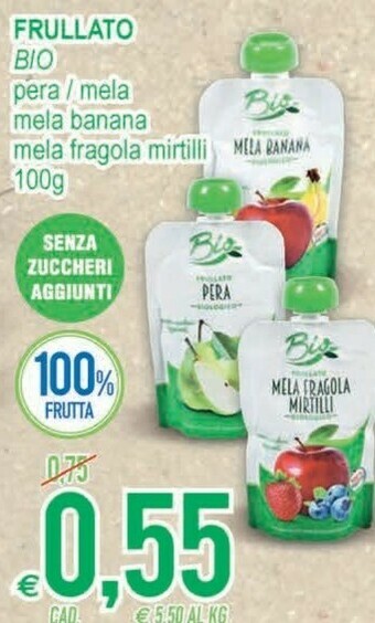 MD Discount Bio Frullato Pera / Mela offerta