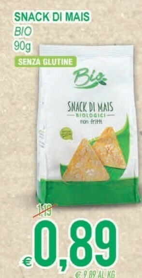 MD Discount Bio Snack Di Mais Senza Glutine offerta