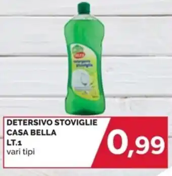 DETERSIVO STOVIGLIE CASA BELLA LT.1 vari tipi