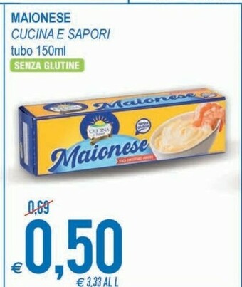 MD Discount Cucina E Sapori Maionese Tubo Senza Glutine offerta