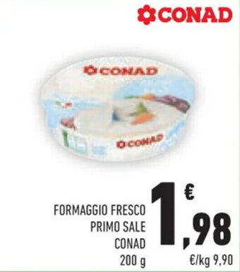 Conad FORMAGGIO FRESCO PRIMO SALE CONAD 200 g offerta