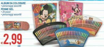 MD Discount Album Da Colorare / Penne Gel offerta