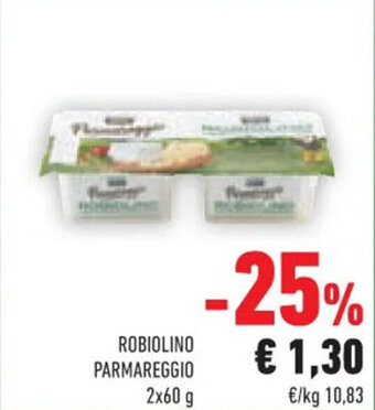 Conad ROBIOLINO PARMAREGGIO 2x60 g offerta