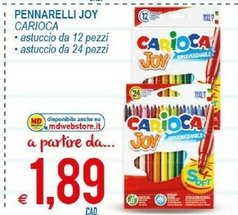 MD Discount Carioca Pennarelli Joy offerta