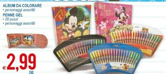 MD Discount Album Da Colorare / Penne Gel offerta
