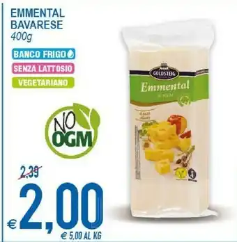 MD Discount Goldsteig Emmental Bavarese Senza Lattosio Vegetariano offerta