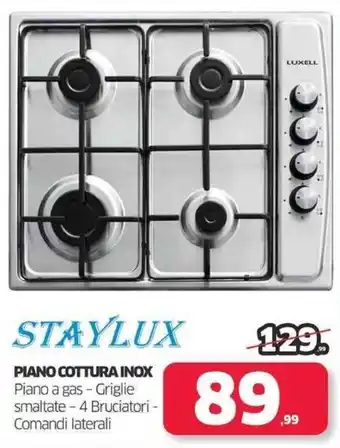 STAYLUX PIANO COTTURA INOX