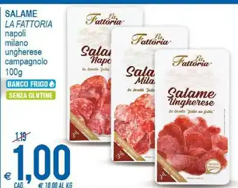 MD Discount La Fattoria - Salame Milano offerta