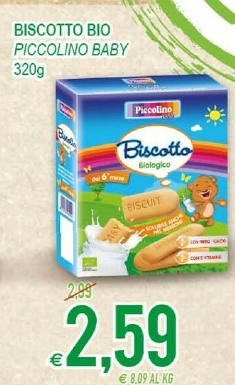 MD Discount Piccolino Baby Biscotto Bio offerta