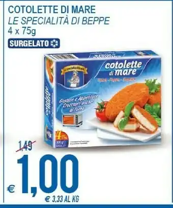 MD Discount Le Specialita Di Beppe Cotolette Di Mare offerta