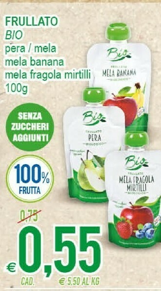 MD Discount Bio Frullato Pera / Mela offerta