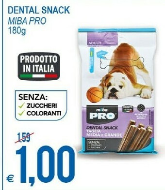 MD Discount Miba Pro Dental Snack offerta